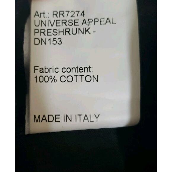 R13 Staley Cross Over Jeans In Jake Black Sz 27 Goth Punk Italy (V6 - Picture 6 of 9